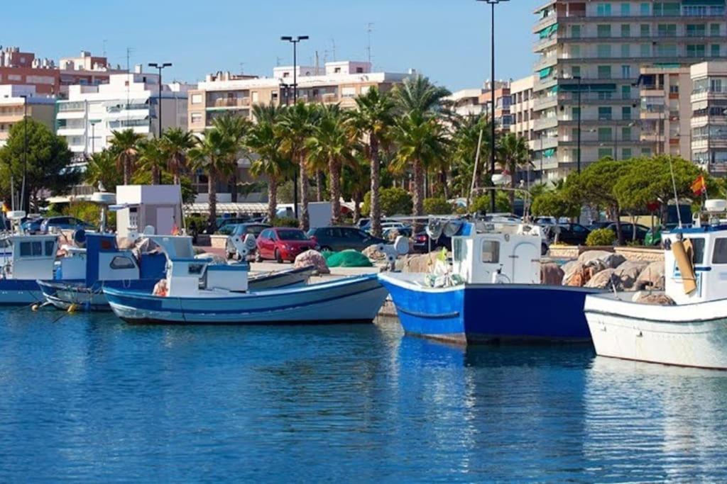 Santa Pola Con Tres Dormitorios Playa Levante Bagian luar foto